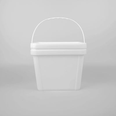 1 galon 3,5L prostokątne kwadratowe plastikowe wiadro na chemikalia