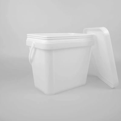 1 galon 3,5L prostokątne kwadratowe plastikowe wiadro na chemikalia