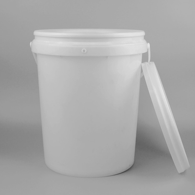 Bezpieczne dla żywności 5-galonowe plastikowe wiadra 20 litrów z pokrywką i uchwytem