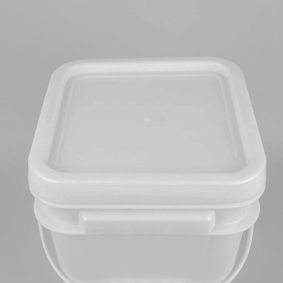 1.2 kg kwadratowy plastikowy wiaderek odporny na uderzenia z uchwytem