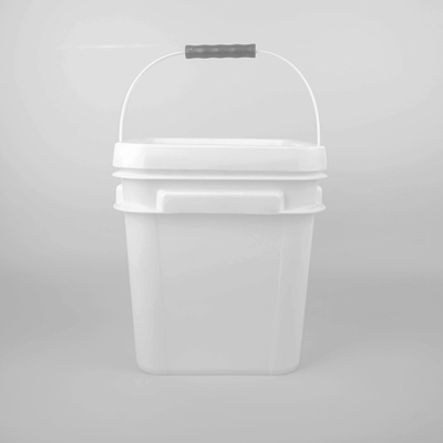 1.2 kg kwadratowy plastikowy wiaderek odporny na uderzenia z uchwytem