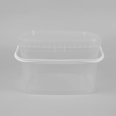 ISO9001 Bez BPA Przezroczyste plastikowe wiadro PP Materiał na wodę