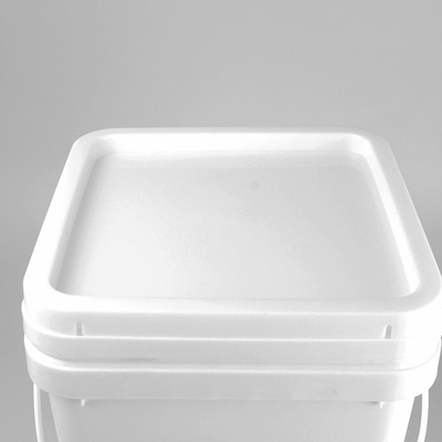 Kwadratowe plastikowe wiadro Food Grade White Color 20L