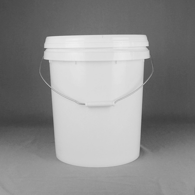 20L plastikowe wiadro na wodę o pojemności 5 galonów z pokrywkami i uchwytem