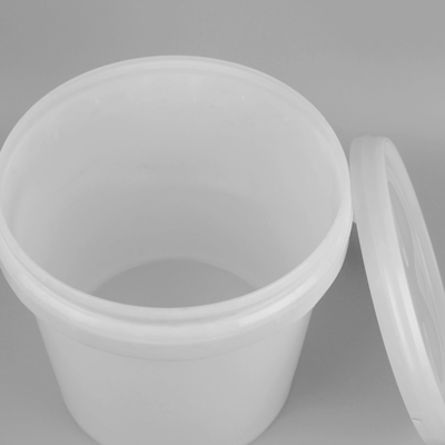 Zatwierdzone przez FDA przezroczyste plastikowe wiaderka z farbą Przezroczyste wiadra na żywność 1 litr