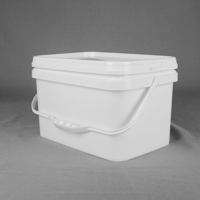 ISO9001 10L Kwadratowe plastikowe wiadro Kwadratowe plastikowe wiaderka na torty weselne