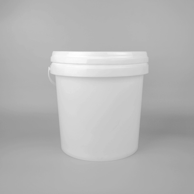 Dostosowane przezroczyste plastikowe wiadro z pokrywką Okrągłe 8L 10L