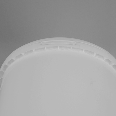 Białe okrągłe plastikowe wiadro z certyfikatem FDA Pojemność zależy od zapotrzebowania klienta