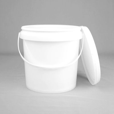 Bezpieczne dla żywności 1L 33oz Małe czarne plastikowe wiaderka na lody