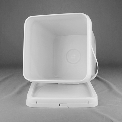 Kwadratowe plastikowe wiadro Food Grade White Color 20L