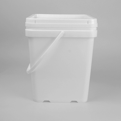 18-litrowe plastikowe wiadra kwadratowe plastikowe wiadro klasy spożywczej z pokrywką i uchwytem