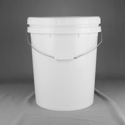 Okrągłe plastikowe wiadro do pakowania z zakrętką wielokrotnego użytku 30L