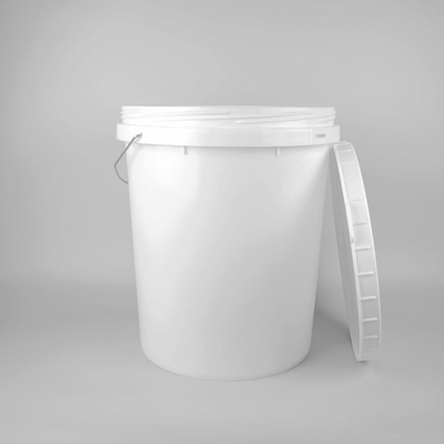 Plastikowe wiadro z przezroczystego tworzywa PP o średnicy 32 cm DIA do karmy dla zwierząt domowych