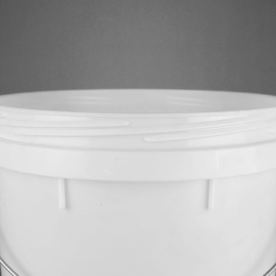 Okrągłe wiadro z farbą 25L plastikowe białe wiadro