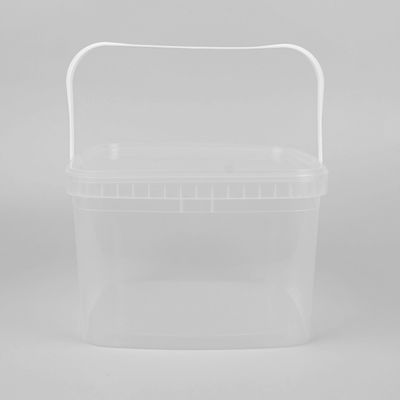 20 cm przezroczyste plastikowe wiaderka na lód