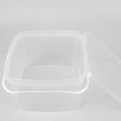 20 cm przezroczyste plastikowe wiaderka na lód