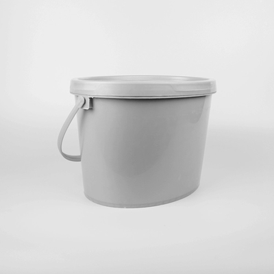 PP / HDPE Owalne plastikowe wiadro do przechowywania z IML / termotransferem / sitodrukiem