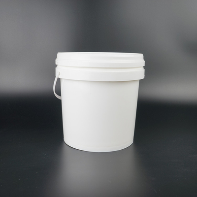 Wiadro plastikowe klasy spożywczej Białe okrągłe 3 litry